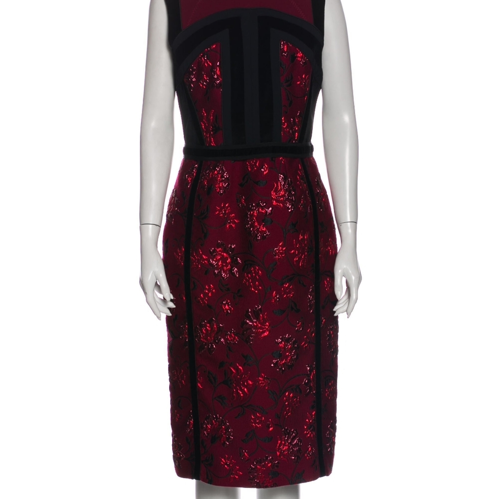 Altuzarra M/6/38 brocade colorblock midi dress